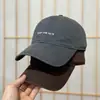 Nueva Gorra de Béisbol de Alta Calidad para Primavera/Verano, Bordado de Letras para Viajes, Visera Suave para Mujer, Estilo Coreano Adelgazante, Versátil y Moderna