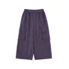 Pantalones Largos Casuales de Trabajo a Cuadros Bloque de Color Falso Dos Piezas Camiseta para Niñas Wulibu Primavera y Otoño 2026 Atuendo de Principios de Primavera Moderno