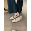 Zapatos retro estilo francés con forro de pelo para mujer, adecuados para usar en exteriores en invierno, con forro de felpa añadido para mayor calidez, y estilo Mary Jane con un ligero tacón interior