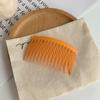 Peine para el cabello de color caramelo con forma de corazón para niña, peine de inserción dulce de Corea del Sur, peine de flequillo antideslizante, horquilla, accesorios para el cabello al por mayor