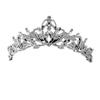 Super Flash Padrão Completo de Diamantes Folhas Gota d'Água Aro de Cabelo Estilo Princesa de Luxo Leve Europeu e Americano Coroa Moda Elegante Elegante Acessórios de Cabelo para Mulheres