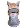 Chapéu Engraçado Transfronteiriço Verão Seda Gelo Proteção Solar Personalizado Animal Nicho Halloween Chapéu Masculino e Feminino Máscara de Ciclismo Respirável
