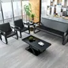 Sofá de Escritório Mesa de Centro Sofá de Dois e Três Lugares Liquidação Sofá Sofá-Cama Simples Sala de Recepção