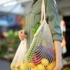 Bolsas de Malha de Algodão Mais Vendidas da Amazon, Sacolas de Compras Ecológicas para Supermercado, Sacolas de Compras de Malha, Bolsas de Malha Portáteis para Frutas e Verduras