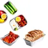 Bandeja para Hornear con Agujeros Papel de Aluminio para Hornear Resistente al Calor de Horno y Estufa Cuadrada de Gran Capacidad Freidora de Aire Picnic Exterior