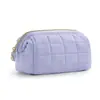 Bolsa de maquillaje acolchada más vendida transfronteriza, bolsa de almacenamiento de viaje portátil, neceser para viajes de negocios, bolsa tipo nube de gran capacidad