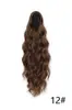 Pinza para el Cabello Ondulado de Mujer Estilo Europeo y Americano Transfronteriza, Peluca Larga Rizada para Cola de Caballo, Trenzas de Maíz que se Pueden Atar en una Cola de Caballo