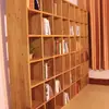 Estantería de madera de olmo viejo hecha a medida, estantería de madera de pino, gabinete de pared con divisiones, estantería de madera maciza con estantes de rejilla, estantería de pared a pared
