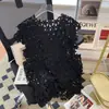 Top de tirantes de encaje calado con temperamento para mujer, asimétrico, estilo coreano, nuevo de verano, versátil, con sentido de la moda, top suave sin mangas, de moda