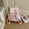 Mochila nueva de moda de color liso, mochila de viaje, adecuada para estudiantes de secundaria y universidad, portátil y elegante, ideal para viajes cortos
