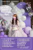 Decoración de Cumpleaños para Niña Adulta Rosa Estilo Pintura al Óleo Leche Escena Globo Fondo Simple Tablero Kt Papel de Belleza Industria