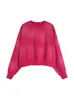 Sudaderas Cortas Cuidadosamente Seleccionadas para Hombres y Mujeres, Sudaderas con Capucha Holgadas de Otoño e Invierno, Sudaderas con Capucha Degradadas Lavadas y Desgastadas Retro Americano