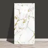 Papel tapiz de tablero de aluminio y plástico Autoadhesivo Impermeable y a prueba de humedad Decoración de pared Cocina Baño Resistente al aceite y Azulejos de mármol Pegatinas