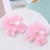 Ligas para el cabello grandes de flor de 42 mm, pinzas para el cabello, parches, aretes para manualidades, accesorios para el cabello, adornos para zuecos, materiales decorativos para manualidades