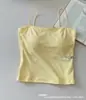 3006# Nuevo Encaje Patchwork Atmósfera de Moda Espalda Descubierta Tirantes Huecos Almohadilla para Pecho Deseo Puro Chica Picante Top Sutil