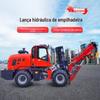 Empilhadeira off-road com tração nas quatro rodas, guindaste de empilhadeira todo-terreno para canteiro de obras, máquina integrada, 3 toneladas, 8 toneladas, guindaste de lança telescópica multifuncional