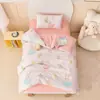 Juego de colcha de tres piezas para jardín de infantes, Juego especial de seis piezas para niños, Funda de colcha de algodón para la hora de la siesta, Ropa de cama para bebé, Temática de dibujos animados