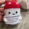Comercio Exterior Más Vendido Papa Positiva Papa Positiva Divertida Llavero Tejido Colgante Muñeca Pareja