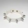 Subcultura de Moda Japonesa y Coreana Estilo Punk Oscuro Pulsera de Remaches Pulsera de Cuero de Moda Pulsera para Pareja Rockera