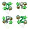 Paquete de Globos de Látex y Película de Aluminio de Zombis de Plantas Nuevas Transfronterizos Decoración de Fondo para Cumpleaños Infantiles y Día de los Inocentes