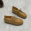 Zapatos Birkenstock Hechos a Mano de Cuero Genuino para Mujer, Zapatos Planos Retro Simples de Suela Plana para Mujer, Nuevos Zapatos Suaves de Piel de Vaca Primavera y Otoño 2025