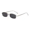 Gafas de Sol Nuevas de Metal Transfronterizas, Gafas de Sol Retro para Hombres y Mujeres, Gafas Cuadradas de Marco Pequeño de Alta Gama Anti-Luz Azul, Amazon