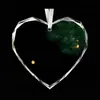 Colgante de Cristal de Vidrio con Forma de Corazón Redondo Decoración para Árbol de Navidad Regalo del Día de la Madre para Amigos y Niños Piedra de Cristal
