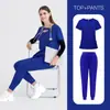 Ropa de Trabajo Quirúrgica para Doctores y Enfermeras Ropa para Lavado de Manos en Hospital Dental Ropa de Trabajo para Mujeres en Spa y Salón de Belleza Transfronterizo