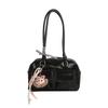 Bolso de hombro tipo baguette de diseño nicho moderno estilo coreano para mujer, llegada nueva verano 2025, bolso Boston, bolso bowling