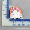Patch de Broche DIY Criatividade DIY Nuvens e Asas Coloridas Emblema de Coração Acrílico DIY Decoração de Ímã de Geladeira DIY
