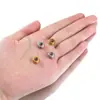 10 Peças de Contas Espaçadoras Redondas de Aço Inoxidável 303, Tubo de Posicionamento para Contas Espaçadoras de Pulseiras Feitas à Mão, Acessórios para Joias DIY