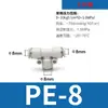 Conector Pneumático Branco Pu/Pe/Py Plug Reto de Engate Rápido 4 6 8 10 12 16 Pg/Pw Conector de Tubo Redutor