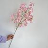 Nueva simulación de flor Dapaca, flor lila, estrella, pequeño arreglo floral para bodas, techo de salón, camino alto, decoración floral de plomo