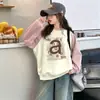 Sudadera para niña para primavera y otoño, ropa infantil elegante, suéter cálido con forro polar para bebé, sudadera de moda para salir