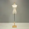 Loja de roupas modelo adereços feminino meia-comprimento mesa loja de roupas femininas vitrine suporte corpo inteiro vestido de noiva falso modelo suporte