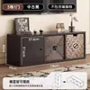 Estantería de Estilo Medieval, Librero de Madera Maciza, Gabinete de Rejilla de Pie, Estante de Almacenamiento para Sala de Estar, Gabinete Divisor, Gabinete de Almacenamiento de Pared para el Hogar, Bajo
