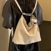 Bolso de hombro vintage transfronterizo, bolso tote de cuero suave de gran capacidad para mujer, nuevo modelo 2026, mochila simple casual para el día a día