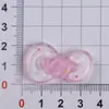 Acessórios Fofos de Acrílico Jelly Transparente Gato Kt Laço Acessórios de Cabelo DIY Grampo de Cabelo Materiais Artesanais Capa de Celular