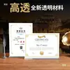 Tablero Acrílico Escritorio Transparente Soporte de Exhibición Portacertificados Soporte de Exhibición Papel A4 Mostrador Promoción Soporte A5