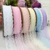 Fita de renda para amarrar buquê fita para embalagem laço diy fita material floral fita para decoração de bolo de panificação
