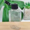 Fabricantes de fuentes, botellas de plástico marrón transparente PET de 60 ml, aerosol de anís estrellado, alcohol desinfectante de manos embotellado