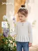 Camiseta de Manga Larga para Bebé Niña Jerry Ropa Infantil de Otoño 2026 Nuevo Estilo Top Patchwork para Niños Pequeños Conjunto de Otoño para Bebé