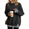 Moletom Amazon feminino com blocos de cor e mangas compridas, série com estoque de longo prazo, best-seller de outono/inverno, estilo casual para casais