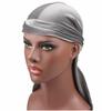 Nuevo Turbante de Terciopelo, Sombrero de Pirata con Cola Larga, Gorro Envolvente para la Cabeza, Gorro para Quimioterapia, Du-Rag