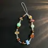 Cadena para Teléfono Simple con Forma de Pez de Rugby para Estudiantes, Cordón Corto para Bolsas, Cadena para Teléfono, Llavero