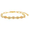 Moda Europeia e Americana Simples Pulseira de Cobre com Zircônia Pulseira de Temperamento para Menina Pulseira de Zircônia com Senso de Design Criativo de Nicho
