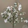 Flores Artificiais Azuis para Casamento Flores Falsas de Teto Decoração de Casamento Parede de Flores Arranjo de Flores de Chão para Casamento Materiais para Arranjo de Flores de Seda