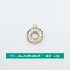 Al por mayor Versión Coreana Creativo Colgante Individual Patrón de Corazón Incrustado con Diamante Aleación Collar Pulsera Colgante Joyería Accesorios DIY