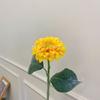 Lasaña de flores artificiales de alta calidad, girasol flocado, flor falsa, girasol, decoración del hogar, adornos directos de fábrica, flores falsas