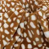 En stock de fábrica 500g 8 pelo de conejo peluche estampado muñeca bolsa abrigo ropa de mujer franela al por mayor